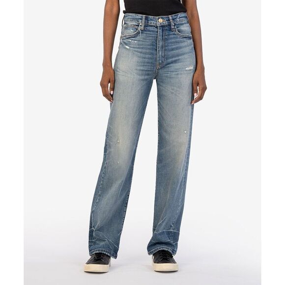 Kut from the Kloth Sienna High Rise Wide Leg NEW - Picture 2 of 12